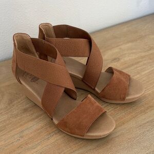 Dr Scholl’s Women's Tan Wedge Sandals